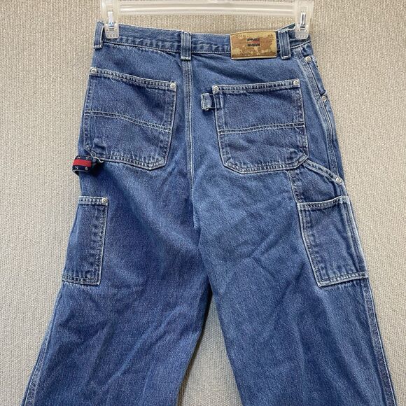 Vintage Tommy Hilfiger Carpenter Jeans Women's 18 28x26 Straight Leg - Picture 4 of 15